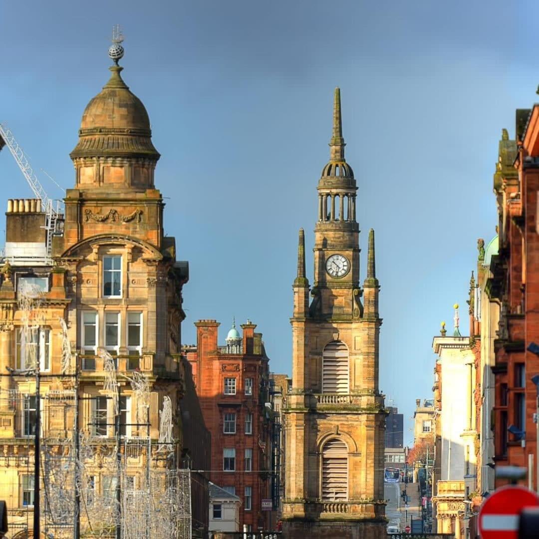 Modern And Refurbished Flat In Merchant City Glasgow Exterior foto